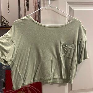 Light Green crop top